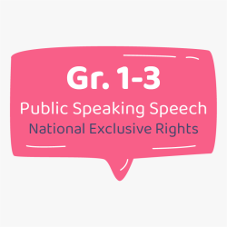 Public Speaking Speech Grade 1-3